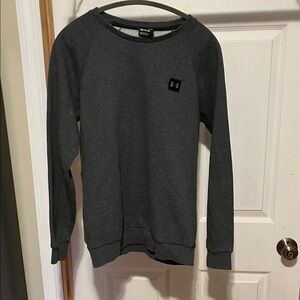 Under Armour Charcoal Gray Pullover Crewneck Sweatshirt
